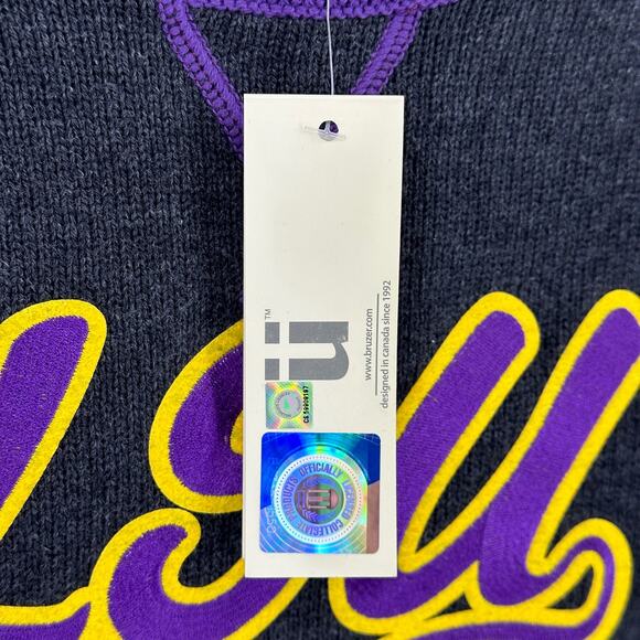 LSU Louisiana State University Tigers Pullover Sweater Womens Sz M Purple Raglan - Picture 6 of 8